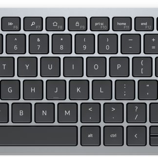 DELL KB740 keyboard Office RF Wireless + Bluetooth QWERTY English Grey, Black