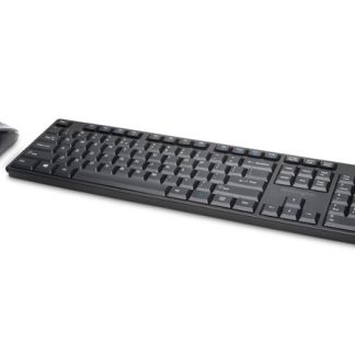 Kensington Pro Fit keyboard Mouse included Office RF Wireless QWERTY US International Black