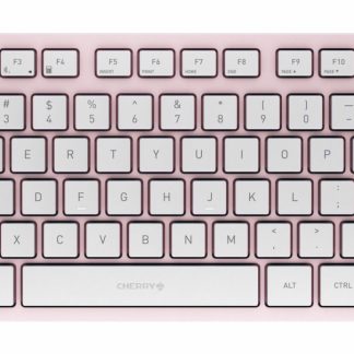 CHERRY KW 7100 MINI BT keyboard Universal Bluetooth QWERTY US English Pink, White