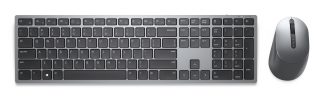 DELL KM7321W keyboard Mouse included Office RF Wireless + Bluetooth US English Grey, Titanium