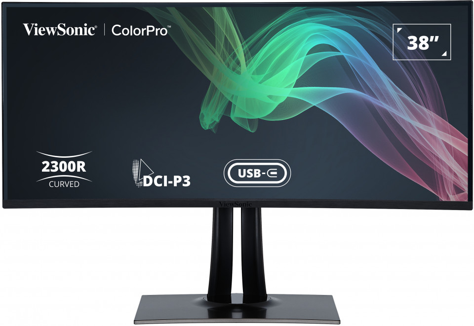 Viewsonic VP3881A computer monitor 96,5 cm (38") 3840 x 1600 pixels Quad HD+ LED Black
