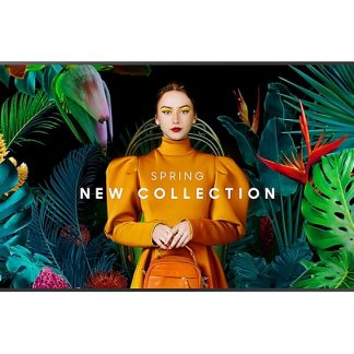 Samsung LH75QMCEBGCXGO signage display Digital signage flat panel 190,5 cm (75") LCD Wi-Fi 500 cd/m² 4K Ultra HD Black Built-in processor Tizen 24/7