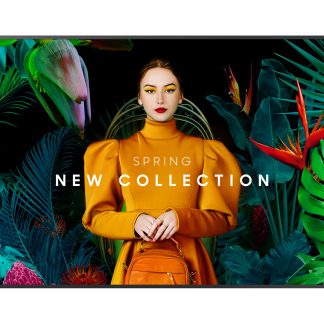 Samsung LH43QBCEBGC Digital signage flat panel 109,2 cm (43") Wi-Fi 350 cd/m² 4K Ultra HD Black Built-in processor Tizen 7.0 16/7