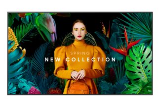 Samsung LH43QHCEBGC Digital signage flat panel 109,2 cm (43") Wi-Fi 700 cd/m² 4K Ultra HD Black Built-in processor Tizen 24/7